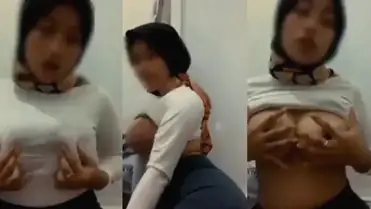 Bokep Hijab Remas Toket Gede Memek Basah poster