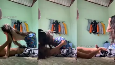 Gadis Cantik Pasrah Goyang Kasur Bareng Mantan poster