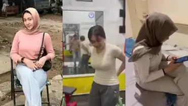 Gadis Tetangga Cantik Pasrah Goyang Kasur Backdrop